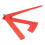 Righello per camber in alluminio RC universale rosso 20 g 11