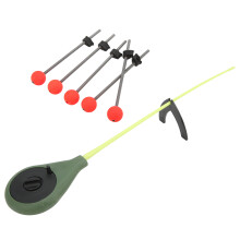 5 pezzi Punte per Canna da Ghiaccio Portatile Invernale, Taglia M, in Acciaio Inox, EVA