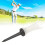 8-Claw Tee da golf 86 mm 6 g bianco trasparente 6
