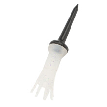 8 Claw 6g 86mm tees de golf blancos transparentes