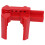 Candado para válvula de bola roja DN8-DN50 38 mm 14