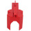 Candado para válvula de bola roja DN8-DN50 38 mm 6