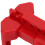 Candado para válvula de bola roja DN8-DN50 38 mm 4