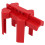 Candado para válvula de bola roja DN8-DN50 38 mm 1