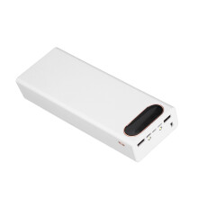 L20 18650 Akkuhalter DIY Powerbank-Gehäuse 20 Zellen Tragbar Weiß