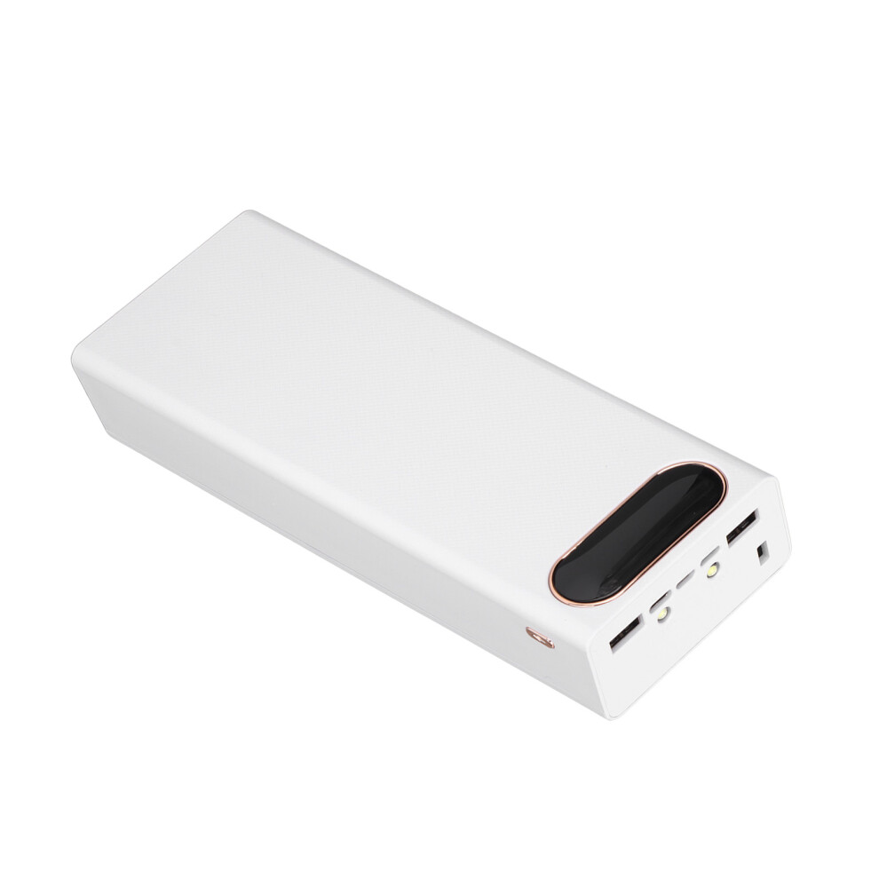 L20 18650 Battery Holder 10W Diy Mobile Power Bank Case Portable Battery Charger With Lcd Display For 20 Batterieswhite 7671321873357