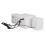 Enceinte 2.1 canaux alimentée par USB avec LED RVB blanche 9