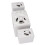 Enceinte 2.1 canaux alimentée par USB avec LED RVB blanche 12