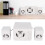Enceinte 2.1 canaux alimentée par USB avec LED RVB blanche 16