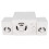 Enceinte 2.1 canaux alimentée par USB avec LED RVB blanche 15