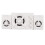 Enceinte 2.1 canaux alimentée par USB avec LED RVB blanche 2