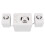 Enceinte 2.1 canaux alimentée par USB avec LED RVB blanche 3