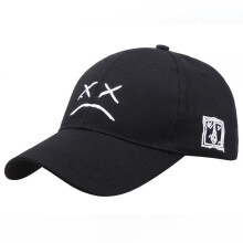 (Black)Chapeau Lil Peep papa casquette de baseball hiphop réglable hommes femmes casquettes de soleil visière