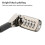 Laptop Lock Cable Lock Security 4 Digit Password Protections for Notebook Computer Other Devices 4