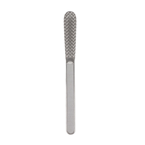 Lima para uñas de acero inoxidable - doble cara plateada 1