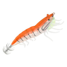 Esche a forma di gambero in legno finto, Wobbler, arancione, 32 g / 1,1 oz