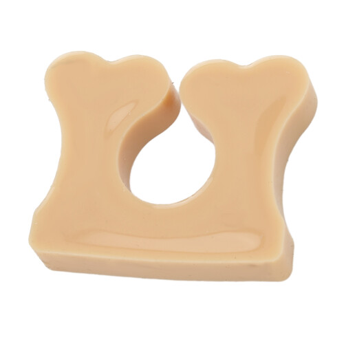 6 pezzi di separatori per dita in silicone colore kaki 3,5x3 cm 2
