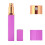 Botella atomizadora de perfume morada de 12 ml, recargable. 8