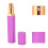 Botella atomizadora de perfume morada de 12 ml, recargable. 10