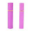 Botella atomizadora de perfume morada de 12 ml, recargable. 7