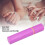 Botella atomizadora de perfume morada de 12 ml, recargable. 11