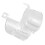 BS-03 Protector redondo para interruptor PC transparente 46mm 8
