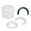 BS-03 Protector redondo para interruptor PC transparente 46mm 15