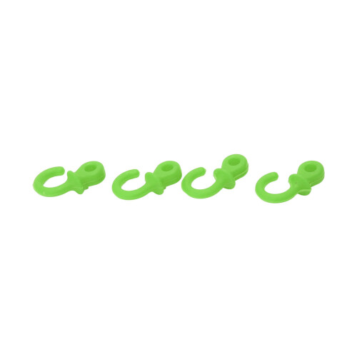 4Pcs Archery Bow String Silencers Monkey Tail Compound Bow String Stabilizer Shock Absorption for Ourdoor TrainingGreen