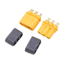 MR30 Conector chapado en oro, 3.0g, Masculino/Femenino