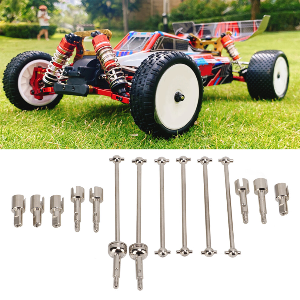 Rc Cvd Drive Shaft Kit Upgrade Part Metal With Joint Cup Dog Bone For Wltoys 144001 Rc Car 4921321880149