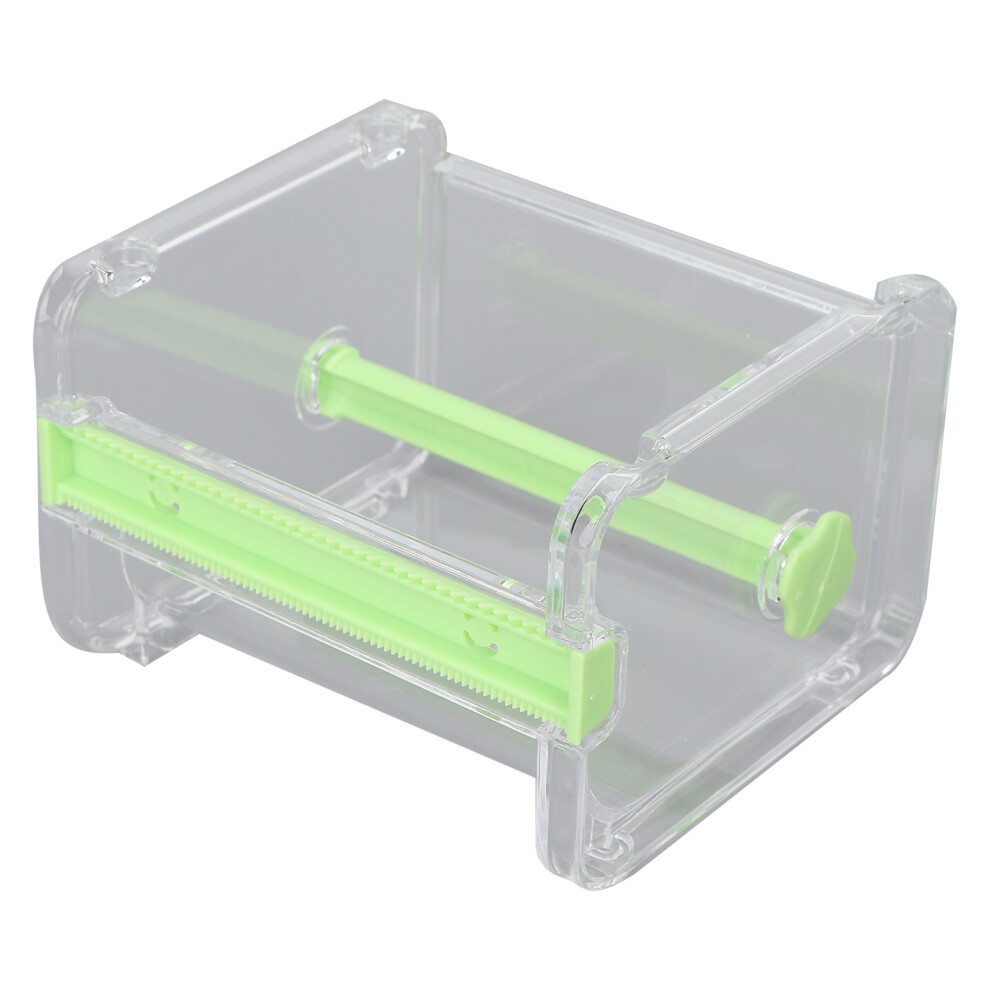 Transparent Multi Masking Tape Cutter Dispenser Visible Roll Tape Holder For Home Office Schoolgreen 5031321881882