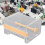 Dispenser e supporto per nastro da mascherare trasparente, arancione, per scuola e ufficio 15