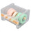 Dispenser e supporto per nastro da mascherare trasparente, arancione, per scuola e ufficio 3