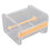 Dispenser e supporto per nastro da mascherare trasparente, arancione, per scuola e ufficio 16
