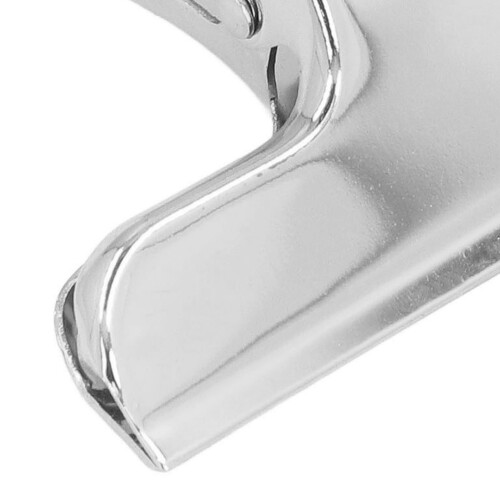 2 pezzi di clip Bulldog argento 7,6x6x3,6 cm robusti 2
