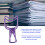 20 pezzi di fermacarte viola - design cava 1,5  2,9 cm 3