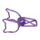 20 pezzi di fermacarte viola - design cava 1,5  2,9 cm 16