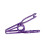 20 pezzi di fermacarte viola - design cava 1,5  2,9 cm 4