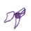 20 pezzi di fermacarte viola - design cava 1,5  2,9 cm 11