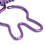 20 pezzi di morsetti a molla resistenti 3,31,2 cm viola 12