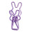 20 pezzi di morsetti a molla resistenti 3,31,2 cm viola 5