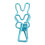 20 pezzi clip metalliche multiuso con molla robusta blu elettroplaccato 10