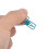 20 pezzi clip metalliche multiuso con molla robusta blu elettroplaccato 13