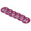 50 pezzi etichette numerate viola per arnie 3.6cm 16
