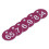 50 pezzi etichette numerate viola per arnie 3.6cm 12