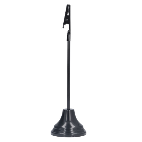 Porte-numéro de table en fer 18x5x5 cm noir pour bureau 1
