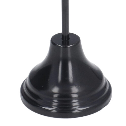 Porte-numéro de table en fer 18x5x5 cm noir pour bureau 2
