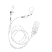 Clip d'appareil auditif en ABS transparent - Porte-lanière