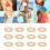 20 pezzi copricape usa e getta beige OneSize 4