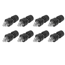 10 piezas 333 100A 44 mm de largo 20 mm de diámetro M6 32 mm negro